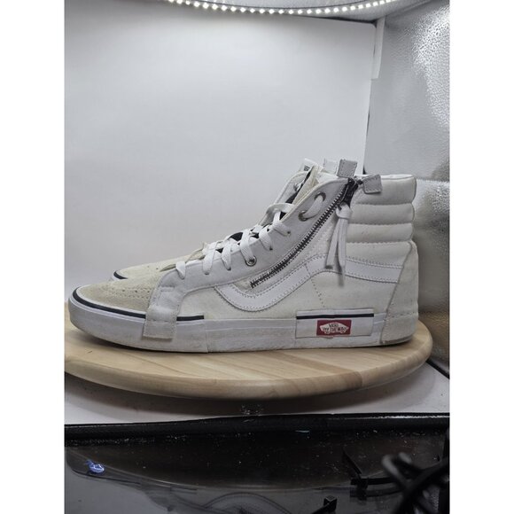 Size 13 - VANS Sk8-Hi CAP LX Reissue White Checkerboard 2018 Mens Sneakers - Picture 1 of 9
